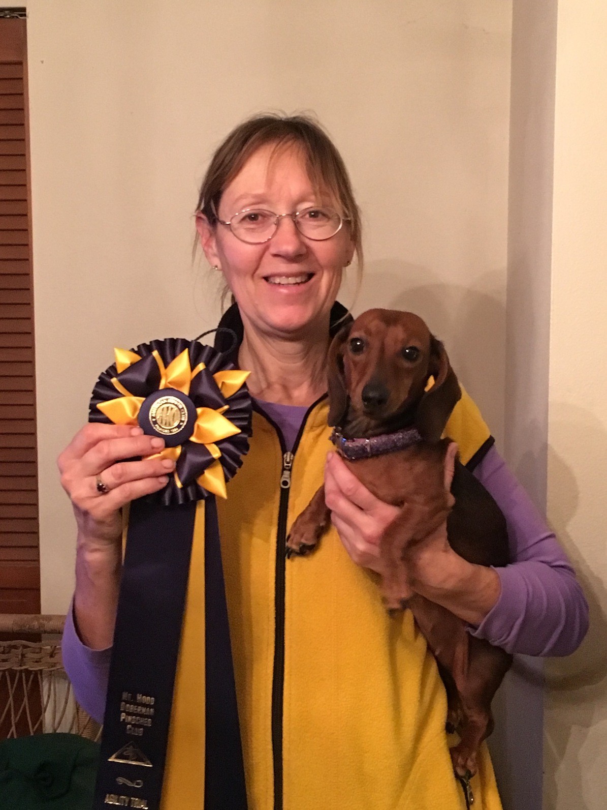 Mala earned highest scoring hound at the MHDPC Agility Trial.